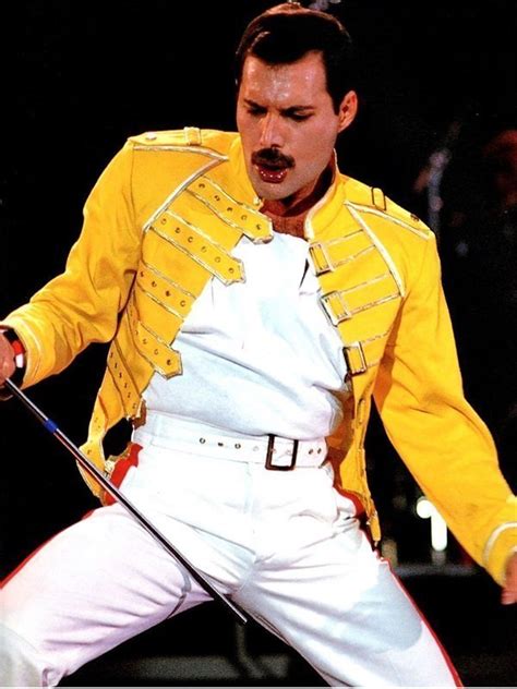 freddie mercury yellow leather jacket